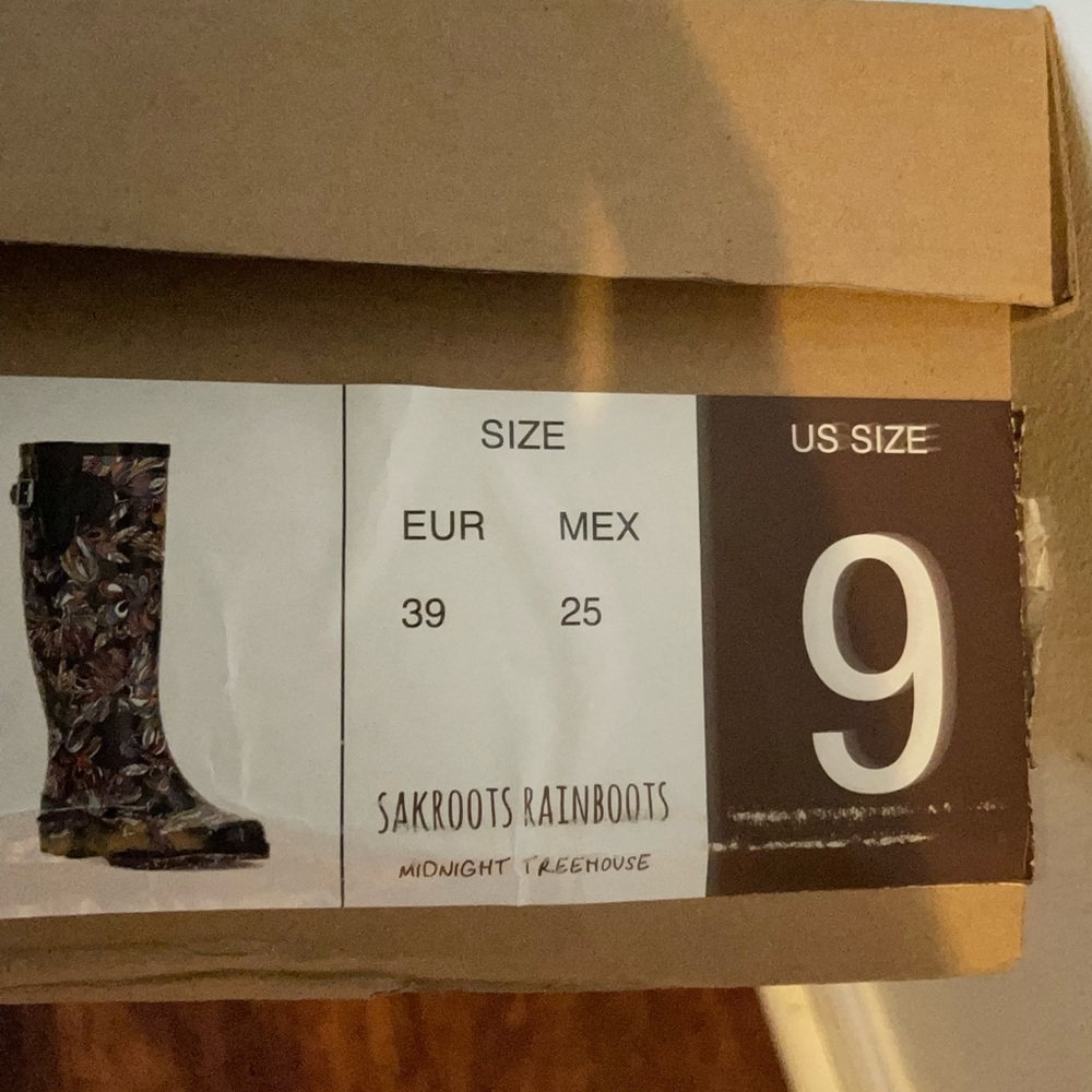 Multi color rain boots
